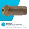 Cash Acme 3/4 Inch BF1 Dual Check Valve with Female