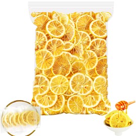 Preserved Lemon，Dried Lemon Slices，500g/17.6oz Individual Packs 100% Natural Premium Quality，Add Honey，For Cocktails Garnishes/Drinks/Teas/Decor（About 80 pieces） (500g)