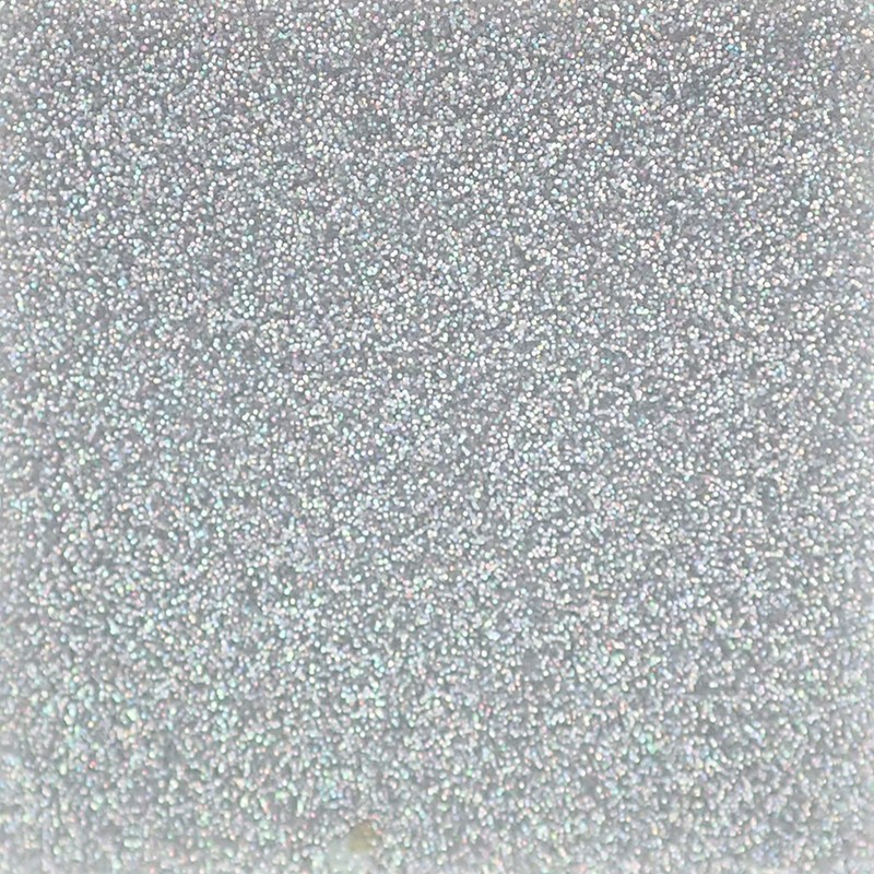 Incudo Silver Holographic Glitter Acrylic Sheet - 250x150x3mm