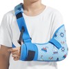 Willcom Kids Arm Sling, Medical Sling with Waist Strap-Adjustable, Soft