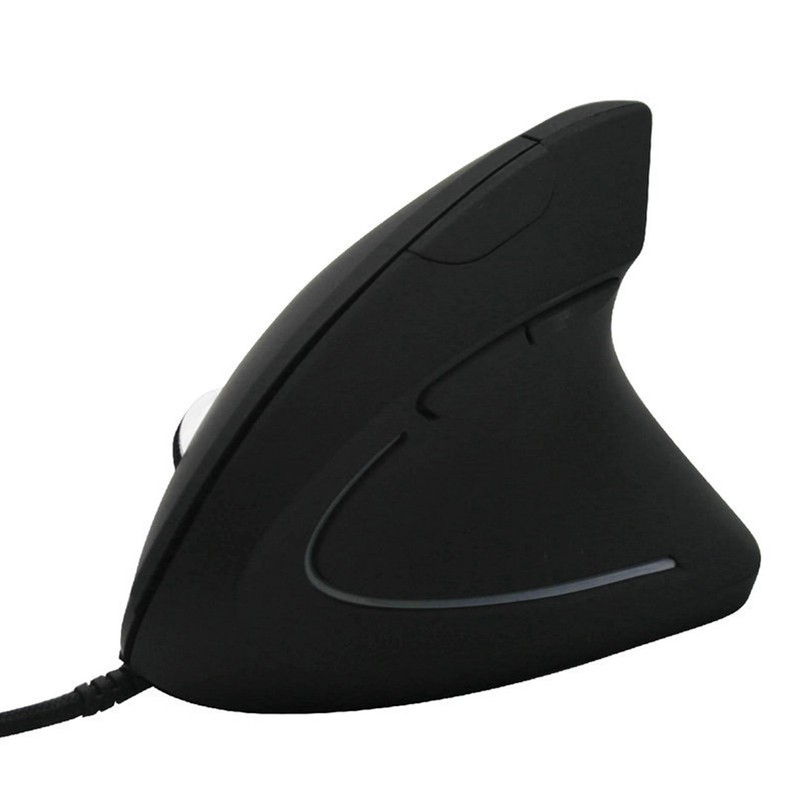 Optical Wired Vertical Mouse Non Slip Matte Surface High Sensitivity