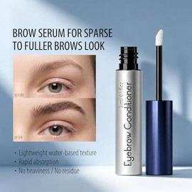 Advanced Eyebrow Serum for Thicker Brows, Eyebrow Conditioner with Hyaluronic Acid, Boost Longer Fuller and Thicker Brows Looking, Nourishing Formula,