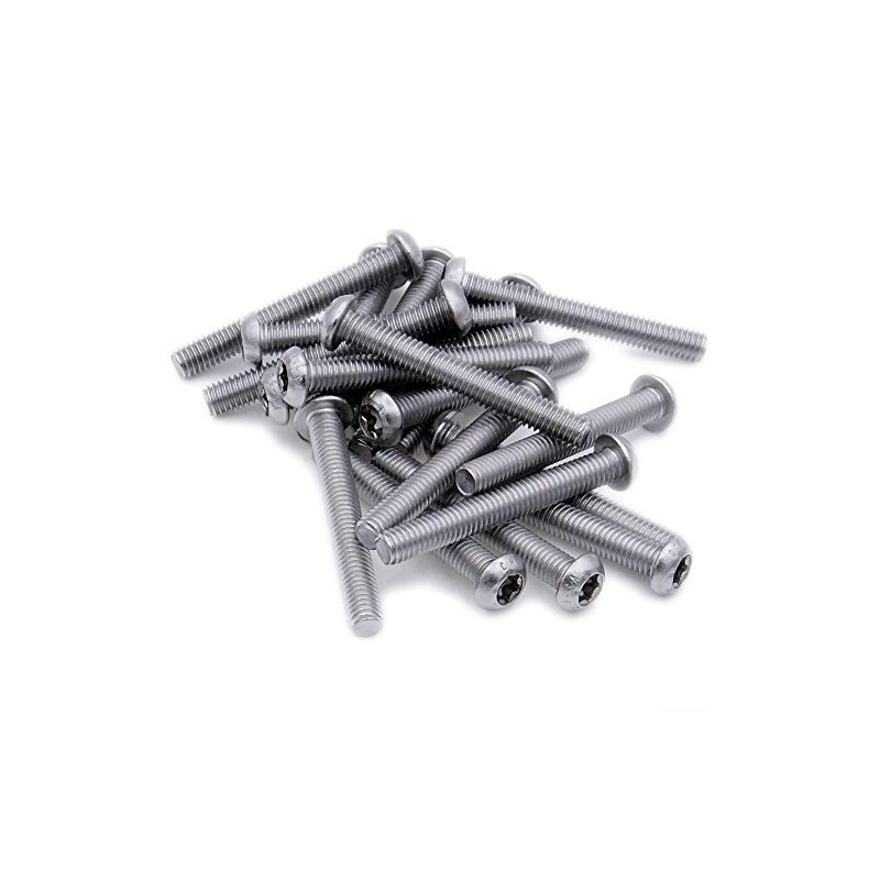 M6 (6mm x 30mm) TX Socket Button Machine Screw (Bolt)