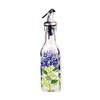 Grant Howard Hand Painted Square Cruet with Pourer, Blue Hydrangeas,