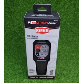 Rapala R12 Lithium 12V Portable Fishing Bait Aerator & Flexible Air Hose - R12LA