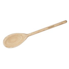 Fackelmann - Kitchen Spoon for Stirring, Mixing or Taste Testing, Beech Wood, Natural Color, 25 x 4.5 cm, 1 Piece