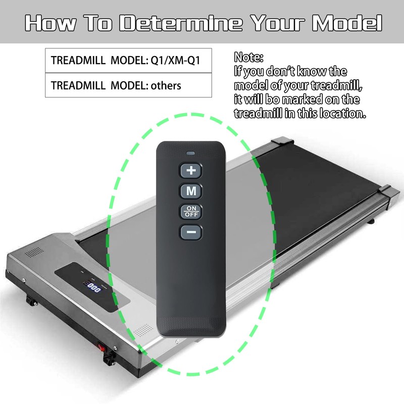Treadmill Remote Control Replacement Compatible with Walking Pad Q1 Only,