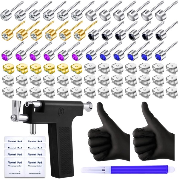 Novopiercing Ear and Nose Piercing Tool Stainless Steel Ear Piercing