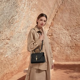 Top Handle Handbag,Leather Purses for Women,Designer handbags Satchel Bag for Women.