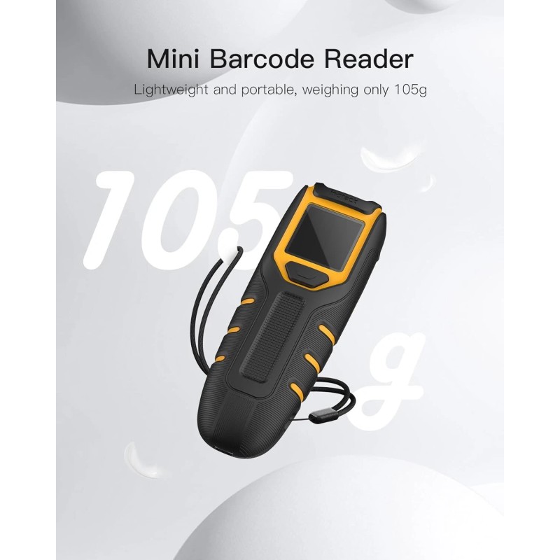 Inateck Barcode Scanner Bluetooth 1D 2D QR Code Scanner Kabellos