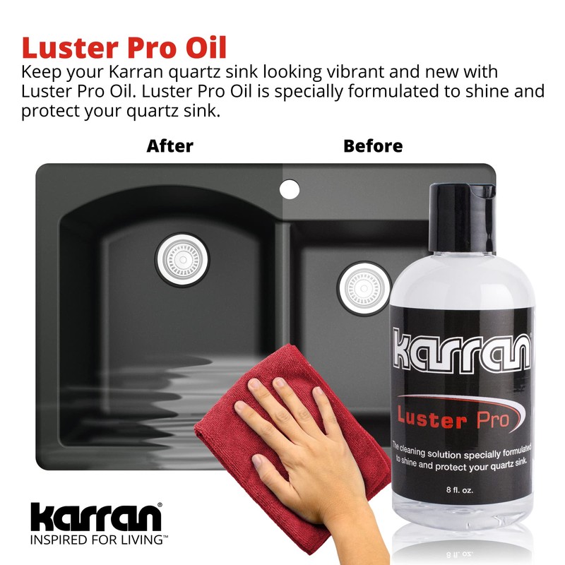 Karran Luster Pro Oil 8 fl. oz for Quartz/Granite Sinks