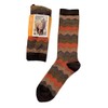 Tey-Art Alpaca Wool Designer Novelty Crew socks are Cozy, Warm
