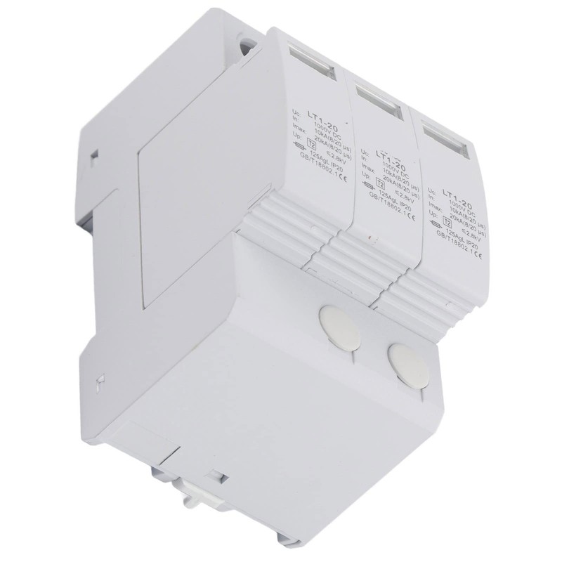 LT1-20 Surge Protector, 3P 1000VDC 20KA, 35mm DIN Rail Mount