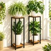 2-Pack Plant Stand Indoor, 41'' Extra Tall Wood Plant Stands