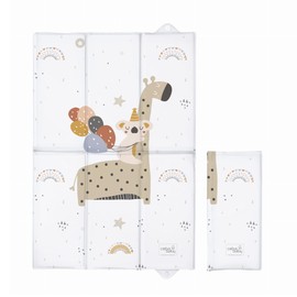 Foldable Baby Travel Changing Mat Soft Waterproof Portable Giraffe Pattern