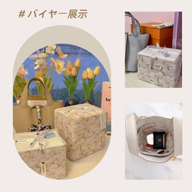 ArcDiary Bag-In Bag, For Tote Bags, Premium Pure Cotton Fabric, Inner Bag, Freestanding, Lightweight, Bag in Bag, Large Capacity, Storage, Women's, Compatible with Picotan Lock 14/18/22/26/31 Bags