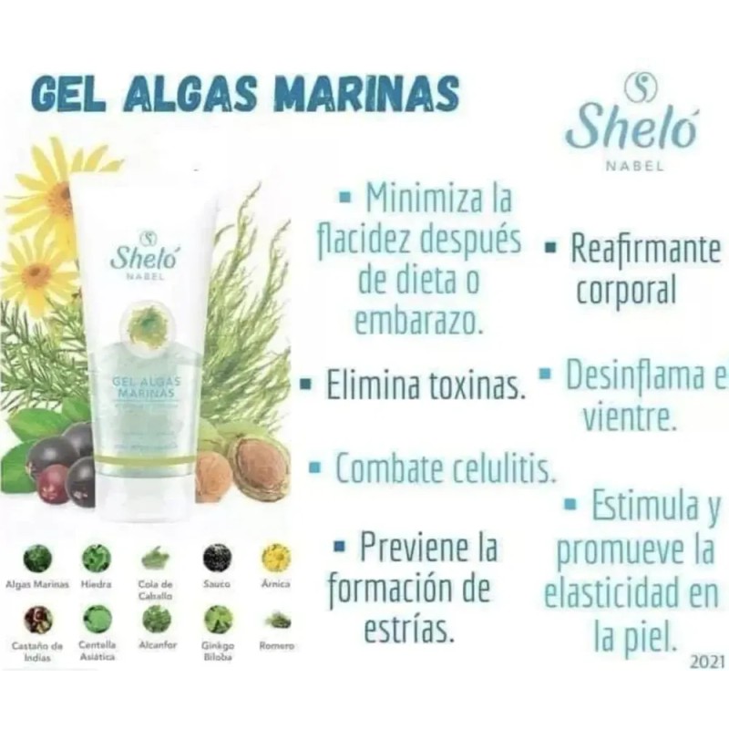 Gel Algas De La Vida Reductor Sheló Nabel