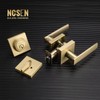 NCSEN Front Door Locksets with Single Cylinder Deadbolt,Heavy Duty Door