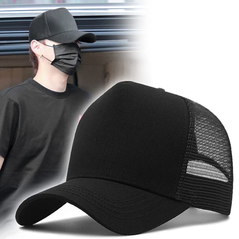 Lovechic Men's Cap, Mesh, Large Size, Unique Silhouette, L XL,