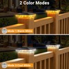 btfarm 4x4 Solar Post Cap Lights Outdoor, 16 Pack Deck