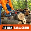 SENIX Electric Chainsaw, 18" Corded Chainsaw,15 Amp Chain Saw for