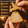 Memorial Wind Chimes with Hummingbird Crystal Ball, Sympathy Wind Chimes