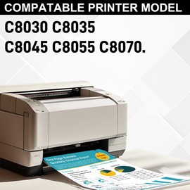 Ameene AltaLink C8030 Toner Cartridge (1-Pack, Black), 006R01697 Replacement for Xerox AltaLink C8030 C8035 C8045 C8055 C8070 Printers