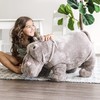 Melissa & Doug Giant Hippopotamus - Lifelike Stuffed Animal (Over