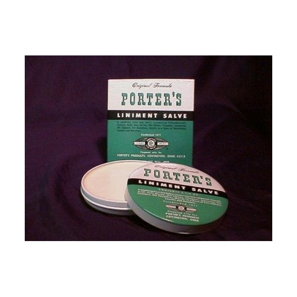 Special pack of 5 Porter's Liniment Salve 2 oz X 5