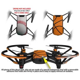 Skin Decal Wrap 2 Pack for DJI Ryze Tello Drone Baseball Drone NOT Included