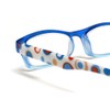 Calabria Hannah - anteojos de lectura, Azul y naranja, M