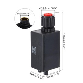 PATIKIL 11.8 Inch Grill Replacement AA Igniter with Electrode Wire High Pulse Ignition Kit for Gas Grill