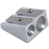 General Pencil Double Hole Sharpener, Silver (GPS2010BP)