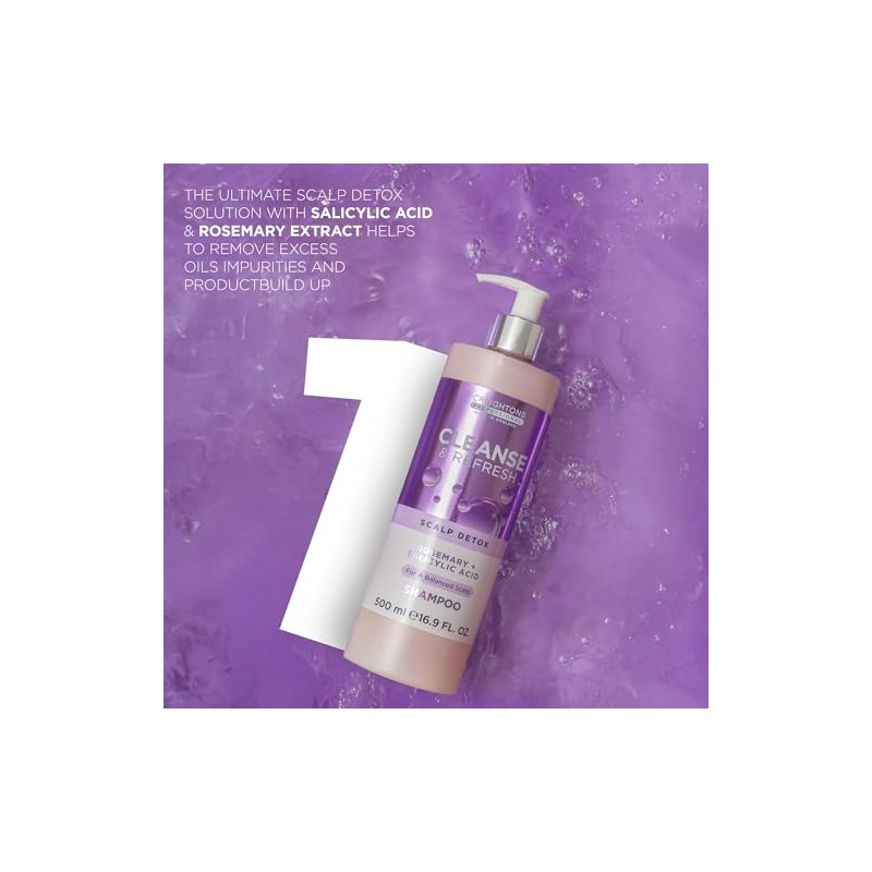 Creightons Professional Cleanse & Refresh Shampoo 500ml | Clarifying Salicylic