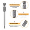HARFINGTON 3pcs H3.0 Hex Head Drill Bit Wrench 3mm Metric