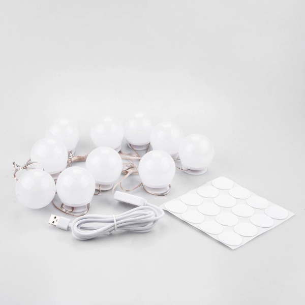 Unbranded Hollywood Style LED Vanity Mirror Lights Kit with 10