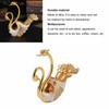 Swan Dinnerware Set Metal Tableware Cutlery Set Decorative Swan Base