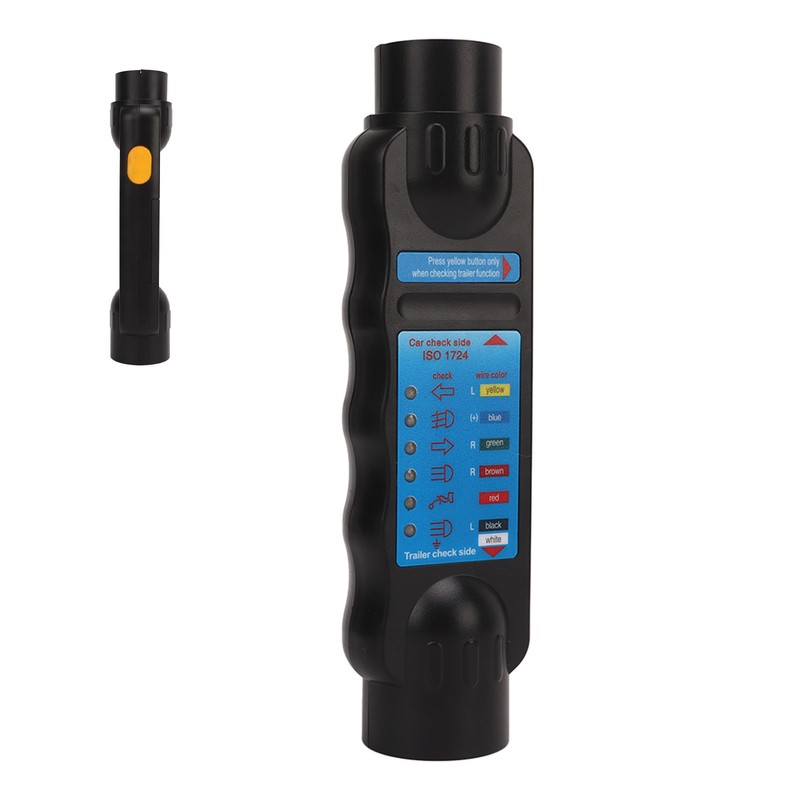 12V 7pin Trailer Towing Lights Wiring Circuit Tester Plug Socket