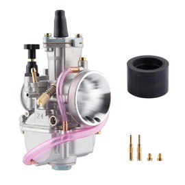 PWK Carburetor 24mm Carb with Carb Jets for 50cc-110cc Engine Motorcycle Dirt Pit Bike ATV Scooter Quad