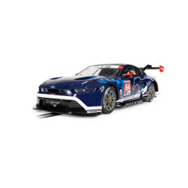 Scalextric C4503 Ford Mustang GT3 - Multimatic Motorsports Cars - World Sport Champ/Endurance for ages + 3 Years, Blue and White