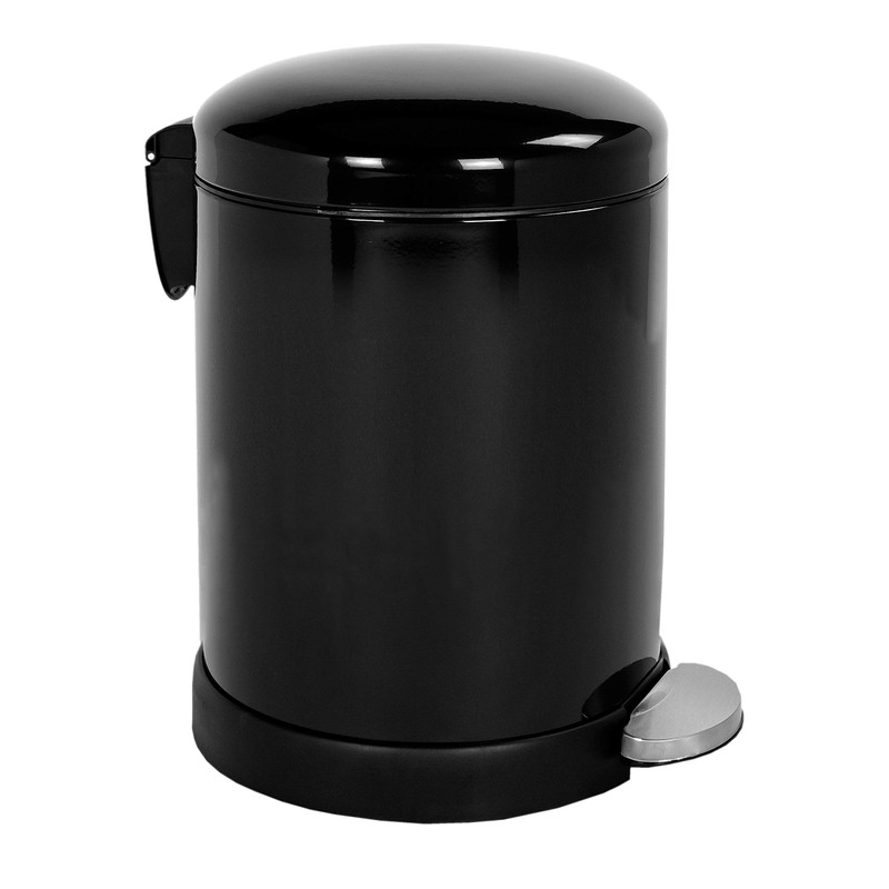 FurnitureXtra™ Classic Style Powder Coated Soft Close Pedal Bin, Plastic