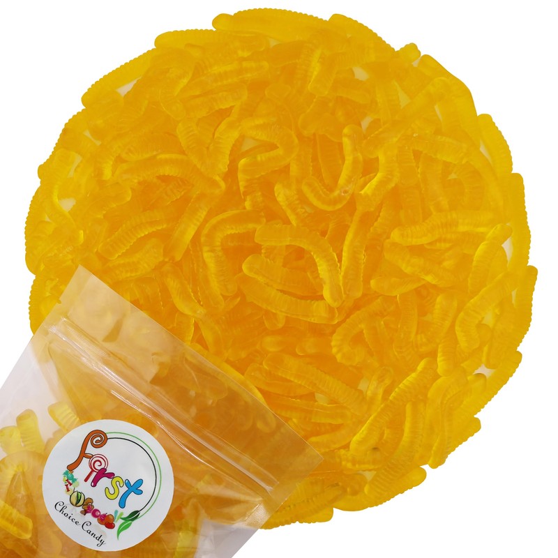 FirstChoiceCandy Sweet & Sour Gummy Worms, Multi Flavors and Solid