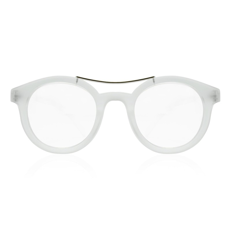 Gabriel + Simone Meyer Reading Glasses Translucent Matte Clear/Blue-Light Readers