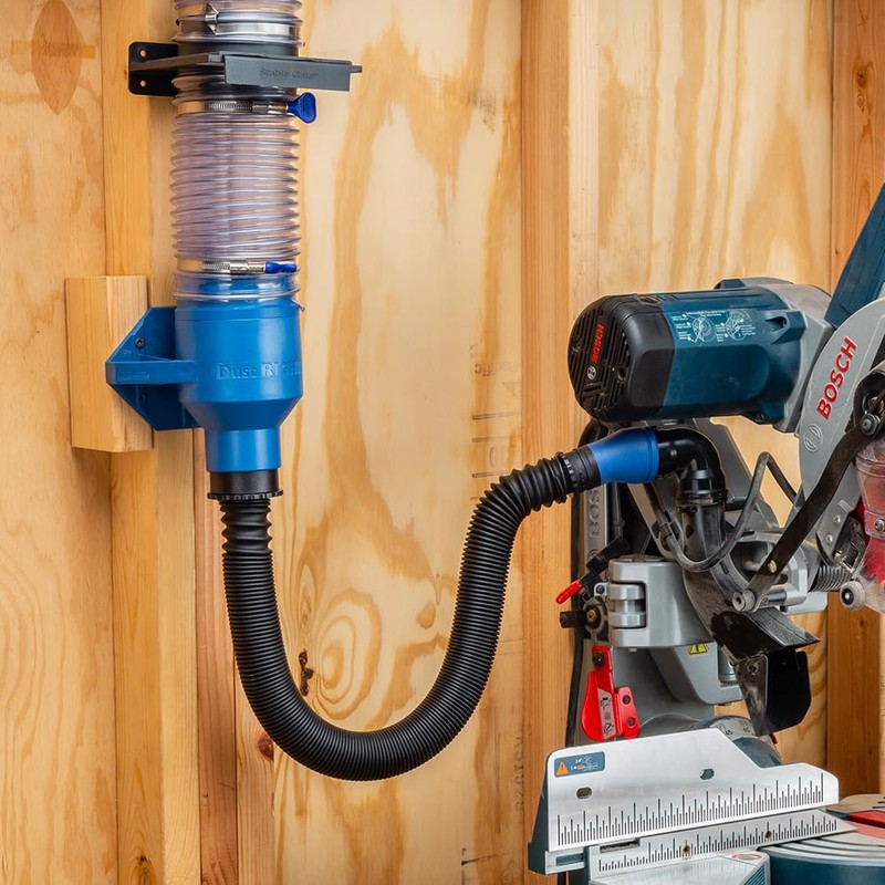 2-1/2" to 4" Mountable Dust Hose Coupler - Reinforced ABS