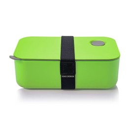 YOKO DESIGN 1388 Lunch Box Airtight Plastic 19 x 6.5 x 12 cm Green