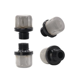 Brlyeeanze 288716 Airless Paint Sprayer Inlet Strainer Compatible with Magnum X5 LTS15 X7 LTS17 ProX9 ProX19 ProX17 ProLTS170 Airless Paint Spray Gun 3/4 Inch Thread Inlet Strainer (4 Pack)