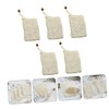 Vaguelly 5Pcs Drawstring Soap for Face Cleaning Exfoliating Pouch for