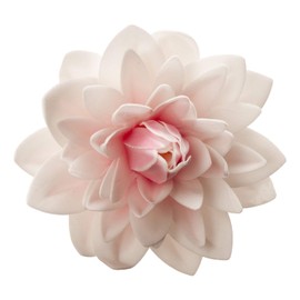 dekora - Fiore Gigante Commestibile in Ostia 12,5 cm – Dalia Rossa – Senza Glutine – Decorazioni per torte per compleanni, matrimoni, battesimi e comunioni