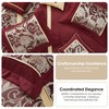 Grand Avenue Black and Red Comforter Set Queen Size, 7