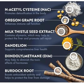 Mt. Angel Vitamins D-Tox - Advanced Liver Cleanse & Detox Repair Supplement, ...